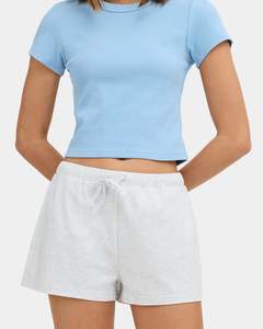In Stock: Womens Freya Elastic Waist Shorts