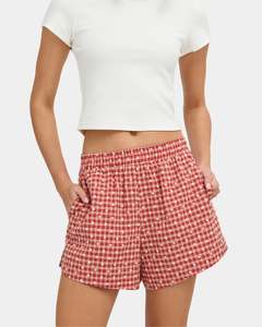 In Stock: Womens San Fran Elastic Waist Shorts