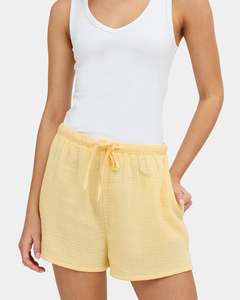 In Stock: Womens Paloma Elastic Waist Shorts