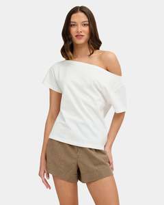 In Stock: Womens Atone Off Shoulder T-Shirt