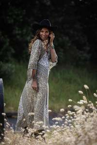 Dresses: Golden Sage Kaftan