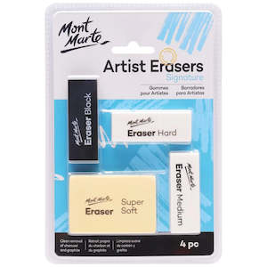 Arts Crafts: 4pcs Art Eraser Set by Mont Marte