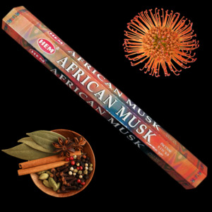 Incense: 20x African Musk Incense Sticks