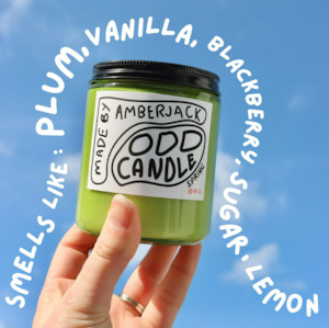 Odd Candle - Plum & Vanilla