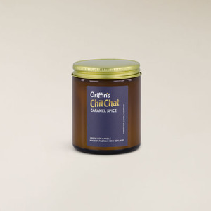 Less Perfume Sample: Amberjack X Griffins Chit Chat Caramel Spice Candle