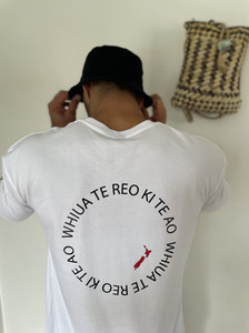 Products: Whiua te Reo ki te ao Tees A: M Clothes