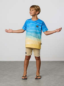 Boys Pants: Radicool Dude Sand Denim Shorts