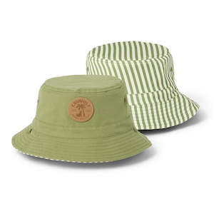 Accesories: Crywolf - Reversible Bucket Hat - Coastal Stripe