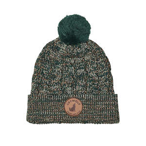 Accesories: Crywolf Pom Pom Forest Speckle Beanie