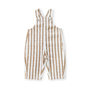 Boys Rompers Overalls: Grown - Everyday Organic Overalls Stacked Pebble