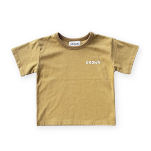 Boy Shirts: Grown - Sunshine Tee - Mustard
