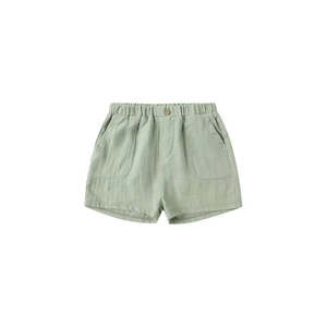 Boys Pants: Quincy Mae Utility Short - Fern