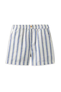 Milky Stripe Linen Short