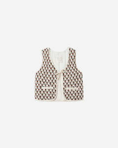 Rylee + Cru Quilted Vest - Harvest Floral