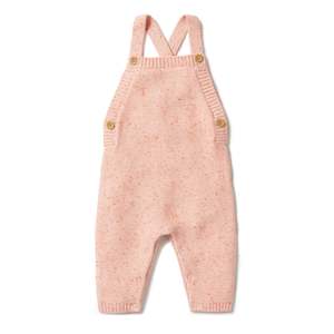 Wilson & Frenchy Knitted Overall - Silver Peony Fleck