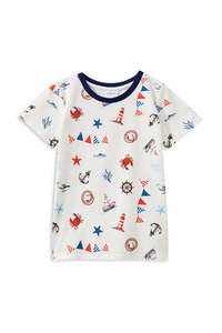 Boy Shirts: Milky Seaside Tee