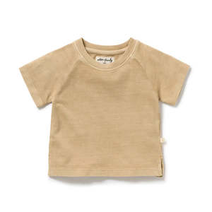 Girls Tops: Wilson & Frenchy Organic Dyed Tee - Sahara