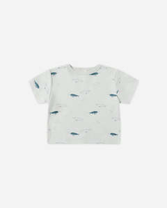 Quincy Mae Boxy Tee - Narwhals