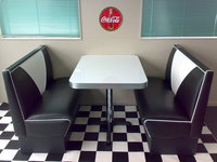 Products: Booth Set 'V' Back - Booths - American Retro Furniture