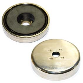 Ferrite Holding Pot Magnets: Ferrite Pot Magnet - 88mm x 18mm