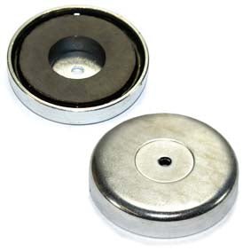 Ferrite Holding Pot Magnets: Ferrite Pot Magnet - 55mm x 11mm
