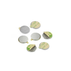 Rare Earth Neodymium Disc Magnets: Self-Adhesive Neodymium Disc Magnet - 15mm x 1.5mm | N35 | Single Magnet ONLY