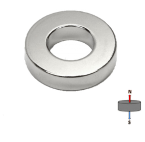 Rare Earth Neodymium Ring Magnets: Neodymium Ring Magnet - (OD)50mm x (ID)20mm x (H)5mm | N35