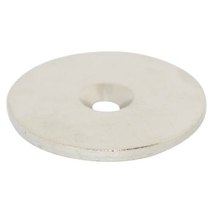 Rare Earth Countersunk Holding Magnets: Non-Magnetic Steel Countersunk Washer | 42mm (OD) x 3mm (H) | Countersunk (ID)5.6mm/(ID)11.6mm
