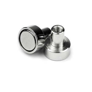Female Thread Neodymium Pot Magnet - Diameter 12mm x 13mm