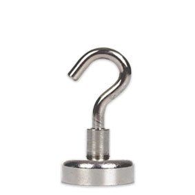 Neodymium Pot Magnet with Threaded Hook - 36mm x 47mm