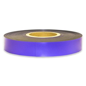 Coloured Magnetic Strips Magnetic Tape: Purple Magnetic Tape - 50mm x 0.8mm | 30m ROLL