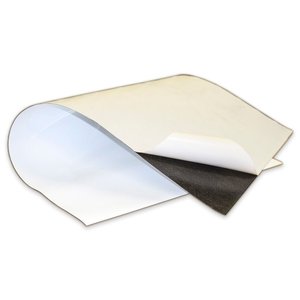 Self-Adhesive Steel Magnet Holding Sheet | White | 620mm x 0.8mm x 1m