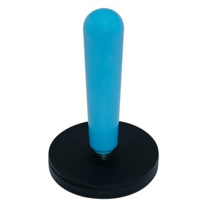 Neodymium Rubber Coated Female Thread Pot Magnet with Handle | (D)43mm x 60mm