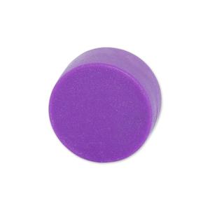 Neodymium Purple Button Magnet - 12.7mm x 6.35mm | Thermoplastic Rubber (TPR) Coated
