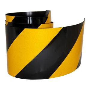 Reflective Magnetic Tape | Hi-Vis Black and Yellow | 100mm x 0.8mm | PER METRE |&hellip;