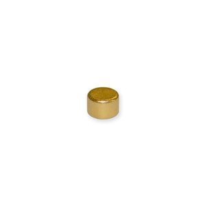 Neodymium Disc Magnet - 3mm x 2mm | Gold Coating