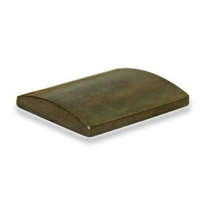 Neodymium Block Magnet with Partial Ovoid - 38mm x 29mm x (3-5.8mm) | Phosphorus Coating