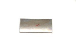Neodymium Block Magnet with Partial Ovoid - 62mm x 29.1mm x (3-5.8mm) | Phosphorus Coating