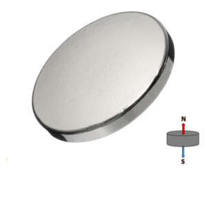 Disc Magnets: Neodymium Disc Magnet 25.4mm x 3.175mm N42
