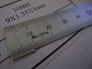 Magnetic Blocks: Neodymium Block Magnet - 9mm x 1.3mm x 1mm | N48H | High Temperature ≤120ºC