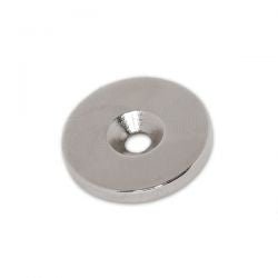 5kg 10kg: Neodymium Countersunk Ring Magnet - (OD)22.5mm x (ID)4mm x (H)3mm | N45