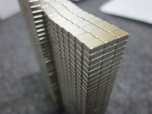 Magnetic Blocks: Neodymium Block Magnet - 4mm x 3mm x 1.8mm | N50