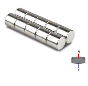 Neodymium Cylinder Magnet 12mm x 12mm N45
