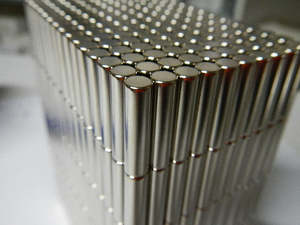 Neodymium Cylinder Magnet 5mm x 20mm N35