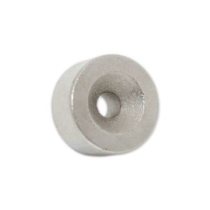 Ring Magnets: SmCo Countersunk Ring Magnet 20mm x 10mm | C/sunk hole d5.2 | North on C/Sunk