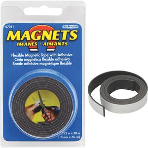Magnetic Tape Self Adhesive - 12.7mm x 762mm (1/2" x 30") | REDUCED TO CLEAR
