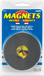 Magnetic Tape Self Adhesive - 12.7mm x 3048mm (1/2" x 10ft) | REDUCED TO CLEAR