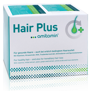 Beauty: Hair plus bei Haarausfall Beste Haarvitamine seit 2011 amitamin® Shop: Aminosäuren, Vitamine, Mineralstoffe