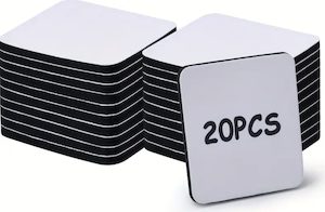 Heat Press Transfer Accessories: Sublimation Coasters Blanks x20