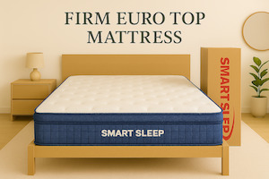 Beds: Orthopedic  30cm Firm Pocket Spring Mattress – Double Size – Euro Top